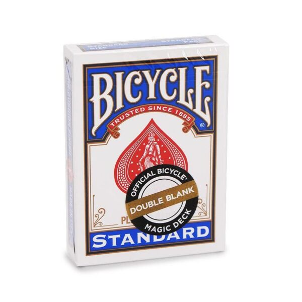 Baraja Bicycle doble dorso blanco/blanco (double back blank/blank)