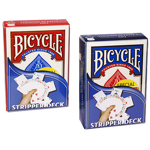 Baraja Bicycle biselada (stripper deck) + 13 juegos