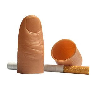 Falso pulgar de goma blanda 4,9x2,1 cm. (thumb tip VDF - soft)