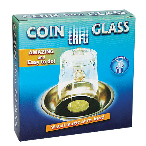 Moneda a través del vaso (coin thru glass)